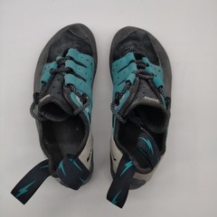 Evolve Climbing Shoes 8.5 UK 7.5 Eur 41.5 Laced Blue Grey Rock Outdoor