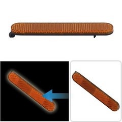 Orange 11.7x2x0.6cm ABS Cover for Xiaomi 4 Ultra Scooter with Side Reflectors