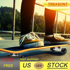 Aluminum Alloy Skateboard Truck Combo Set Cruisers Wheels with Skateboard Truck