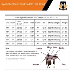 Western Cordura Trail-Pleasure Leather Horse Round Skirt Saddle Free Shipping