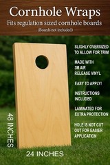 Alabama Cornhole Board Wraps / Laminated & Fadeproof / 24 x 48 Vinyl Decal