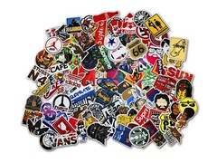 100 Skateboard Stickers bomb Vinyl Laptop Luggage Decals Dope Sticker Lot cool