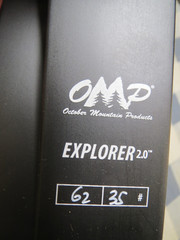 October Mountain Products Explorer 2.0 Recurve Bow Limbs 62in. 35lbs.