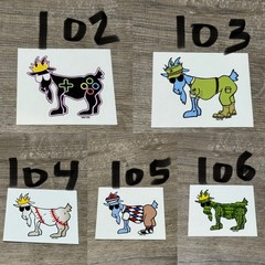 GOAT USA Stickers/ Decals- PICK YOUR STICKERS! BUY MORE AND SAVE!