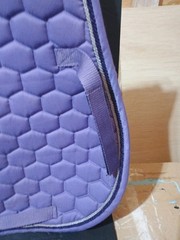 Dover Saddlery All Purpose English Saddle Pad Honeycomb Quilted Purple Lilac