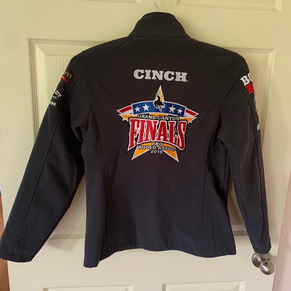 Grand Canyon Finals 2016 Rodeo Barrel Racing Jacket Women M Port Authority Cinch