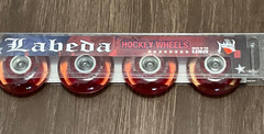 NOS (4) Labeda Millenium Gripper RED Roller Hockey Inline Wheels 72mm X-soft