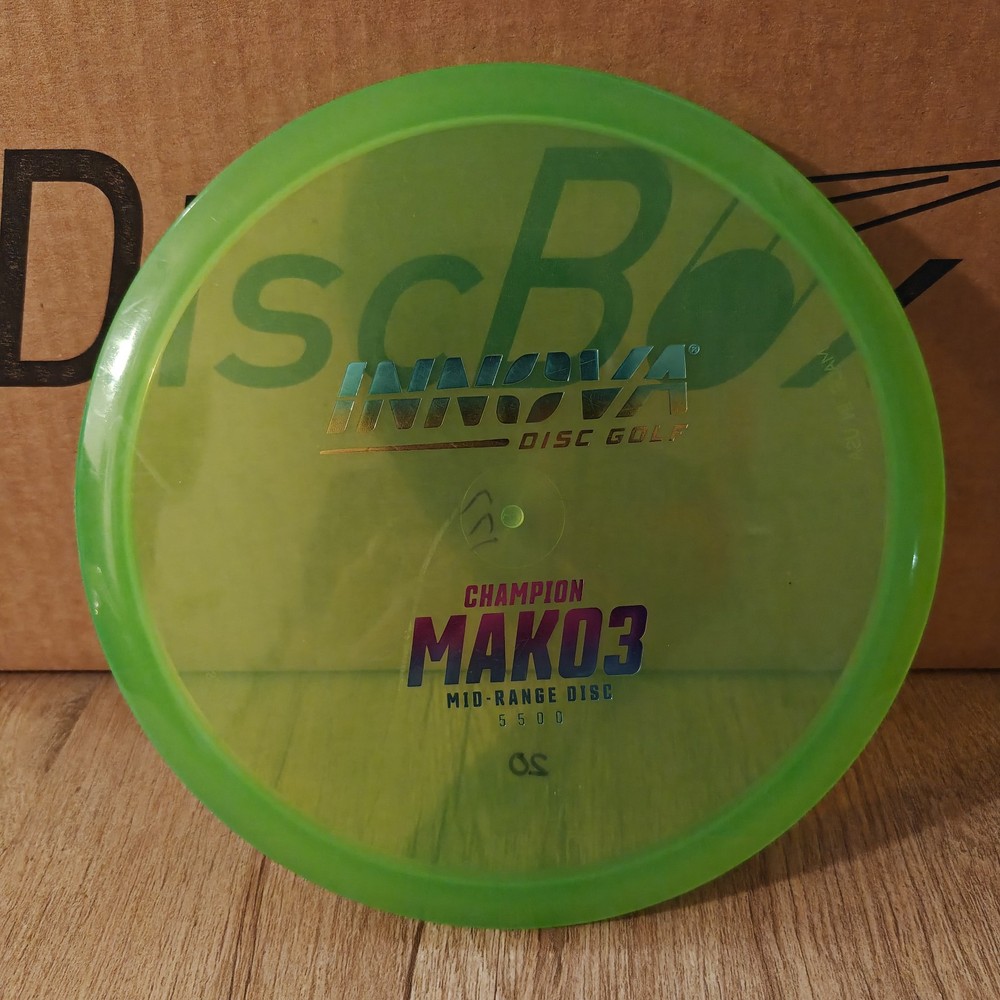 USED Innova Disc Golf GREEN Champion Mako3 177 grams weighed