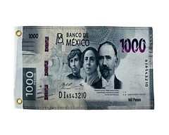 $1000 Pesos Flag 12×18 Inches Perfect for UTV ATV SxS Boats Attach to Whips