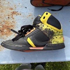 Osiris Tranzor High-Top Skateboarding Shoes Black Yellow Men’s US 12