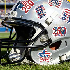 50-200Pcs 250th Anniversary Sticker USA 250 Years of Freedom Anniversary