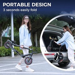 Electric Scooters – 500W/1000W/1500W Adult Electric Scooter, 18/25/28 MPH Top Sp