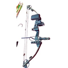 Browning Micro Midas Compound Bow Set w/ Arrows, Quiver & Sight – Youth