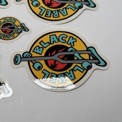 Vintage Skate Stickers Black Label Crutch Skateboarding 5-4.5” & 5-2” Lot Of 10