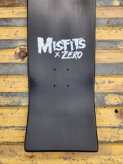 Zero Skateboards x Misfits Coffin shape skateboard deck 1st run Limited to 300
