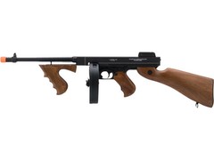 Thompson 1928 Chicago Typewriter AEG Battery Powered Airsoft Rifle 6mm BB