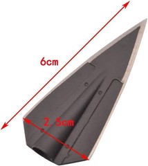 6 Pcs Archery 2 Blades Hunting Broadheads Traditional Hunting Arrowheads Glue