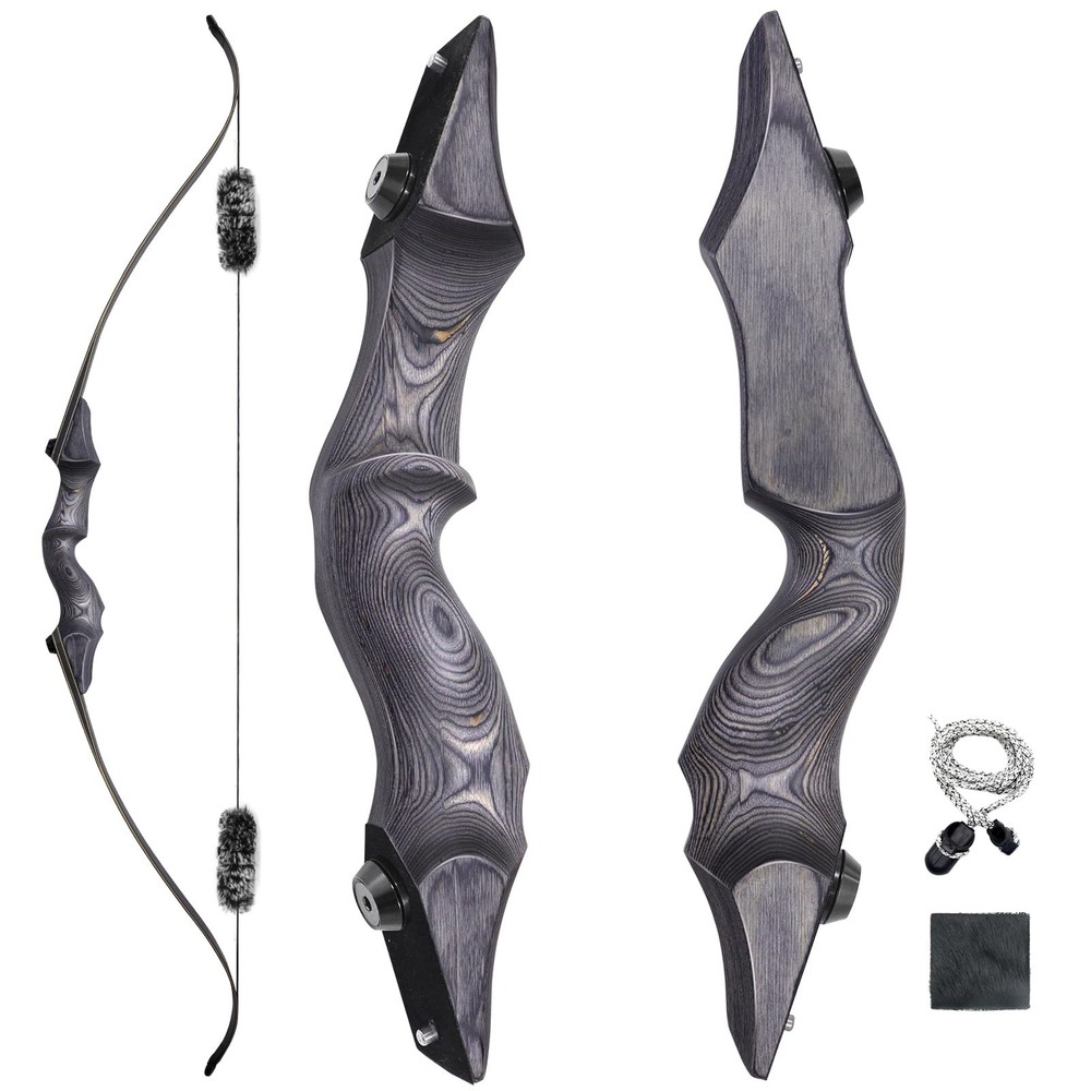 Archery Takedown Recurve Bow 60inch 30lbs,35lbs,40lbs,45lbs,50lbs,55lbs,60bs …