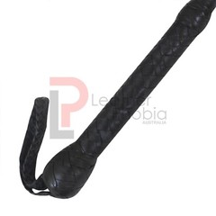 Genuine Kangaroo Black Leather Bullwhip 04 Feet Long 16 Plaits Heavy Duty Bull