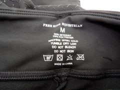 Free Ride Equestrian Winter Full Seat Breeches Jodhpurs Knee Patch – BK – M- NWT