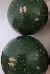 Vintage SportCraft Heritage Bocce Ball Set in Wooden Box