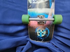 Black Label Lucero Elephant 1988-13 Reissue Skateboard W/ Vtg Indepent Trucks
