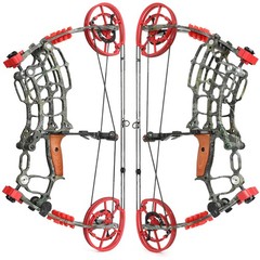 30-60lbs Compound Bow Kit Dual-use Short Axis Arrow Steel Ball Hunting RH LH
