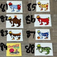 GOAT USA Stickers/ Decals- PICK YOUR STICKERS! BUY MORE AND SAVE!