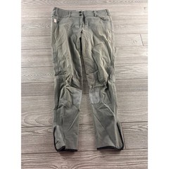 Tailored Sportsman Equestrian Riding Breeches Sage Green Low Rise Knee Patch