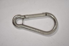 Heavy Duty Large Size Carabiner Zinc Plated 24kN Galvanized Steel 219298 22