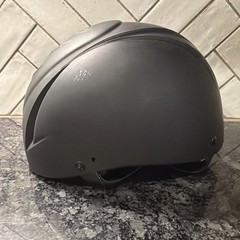 Ovation Black Equestrian Riding Helmet M/L 57-61 Adjustable Horseback Safety