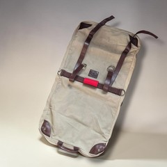 Winchester Guns & Ammunition Travel Bag Case Leather and Canvas