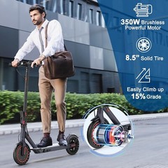 LADPED LP60 8.5INCH Solid Tire Electric Scooter 25KM/H Long Range 30KM