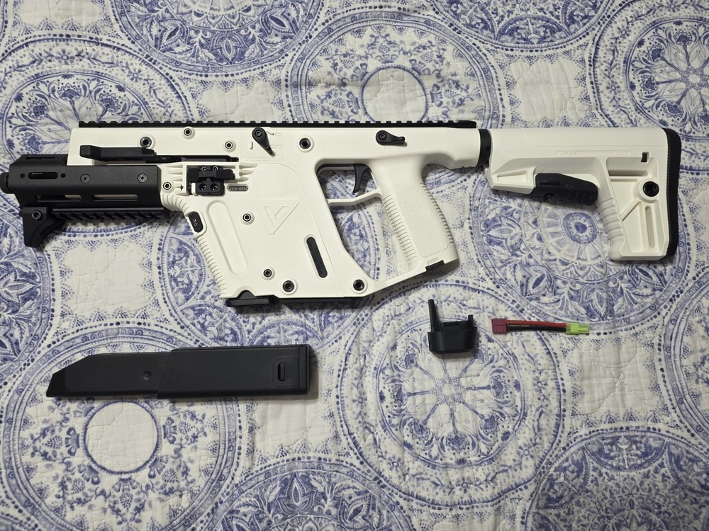 Krytac Kriss Vector AEG Alpine White Limited Edition