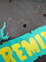 Santa Cruz Tom Remillard Lit AF Reissue Shaped Skateboard Deck Yaia Art