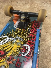 1988 Powell Peralta Caballero Cliver yellow Ban this Dragon blue stain rare OG
