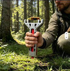 CNC High-performance Aluminum Alloy Slingshot Outdoor Sports and Activity Games