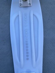 SWELL 22″ SKATEBOARD COMPLETE WHITE WASH GLOW In The Dark Light Up Wheels Video