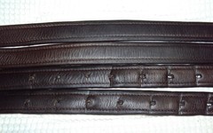 OVATION Stirrup Leathers- LINED – Quality Brown Leather – 1″ x 55″ – GREAT