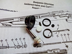 Sheridan C- Blue/ Silver Streak .20cal/5mm Air Rifle Seal Kit
