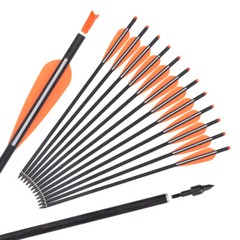 12Pcs 16/18» Carbon Archery Crossbow Arrows Bolts For Outdoor Targeting hunting