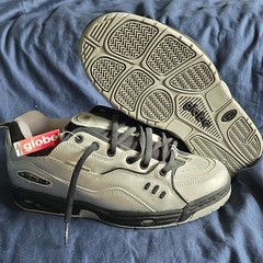 Globe Chet Thomas IV LTD Skateboarding Shoes Silver Men’s US 11 D SUPER RARE