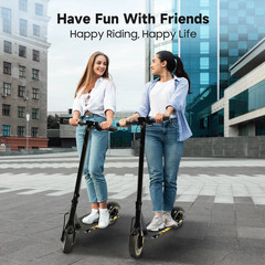 Electric Scooter for Adults – 500W Motor 10″ Air Tires Portable Commuting Scoote