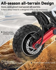 10×2.75-6.5 Vacuum Tire 10 Inch Off-road Tire for Speedway 5 Dualtron 3 Hover…
