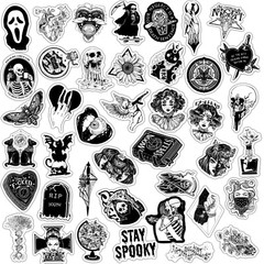 50pcsWaterproof  Vinyl Gothic Sticker Pack For Laptop,Water Bottle,Skateboard