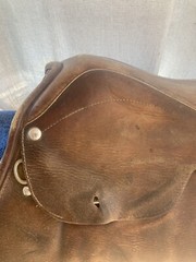 Zaldi Sirocco Leather Saddle Made In Salamanca Spain 17.5”