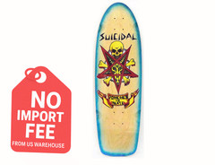 Dogtown x Suicidal PTS 70’s Deck 9″ x 30″ Natural Blue Fade Skateboard