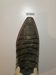 Black Jack Hand Made (USA) American Alligator Boots 8.5D