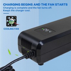 29.4V 5Amp Lithium Battery Charger 3 Pin XLR Connector for 24V 25.2V Li-ion B…