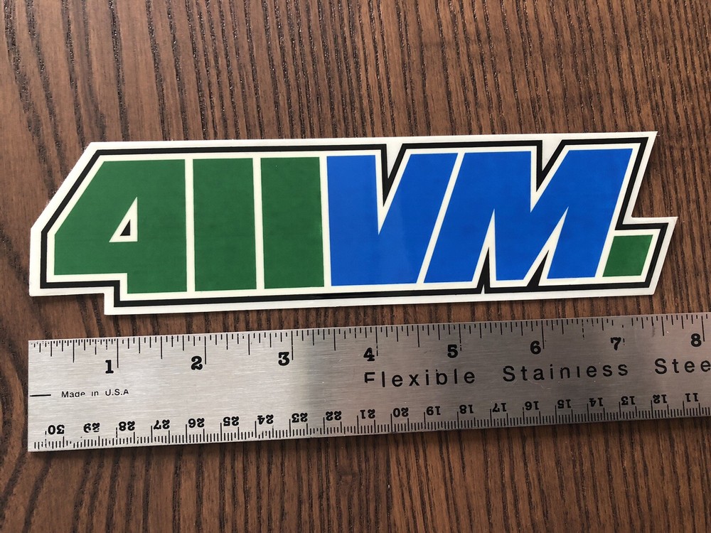 Vintage NOS 411 Video Magazine Skateboard sticker 411VM